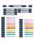 Twinmarker Paint-It 040 brush+round Set V2 27 Teile sortiert