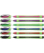 Fineliner-Set Xpress, 506449, hellgr&uuml;n/farbig (Schreibfarbe: 6-farbig sortiert), 0,8mm