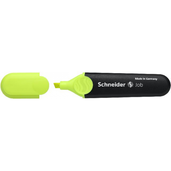 5 Stück Schneider Textmarker Job TM 150, 422635, gelb, 1-4,5mm Keilspitze 4004675715050 Schneider