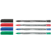 Kugelschreiber Tops 505 406632, blau / schwarz / rot / gr&uuml;n, M, Einweg