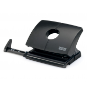 Bürolocher B216 025-0346, schwarz, bis 1,6mm 16 Blatt, mit Anschlagschiene