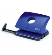 Bürolocher B216 025-0350, blau, bis 1,6mm 16 Blatt, mit Anschlagschiene