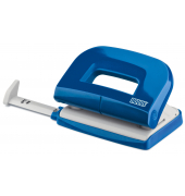 Bürolocher E210 025-0566, blau, bis 1mm 10 Blatt, mit Anschlagschiene