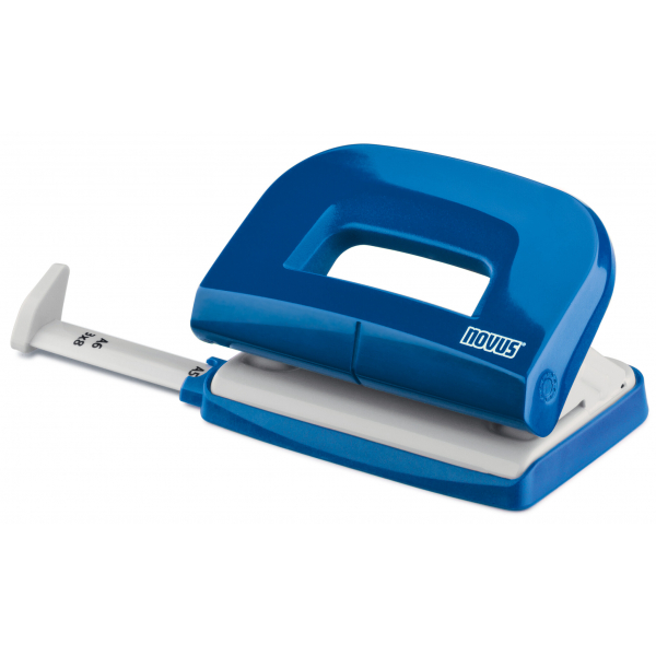 4009729051030 - Bürolocher E210 025-0566 blau bis 1mm 10 Blatt mit Anschlagschiene 4009729051030 Novus