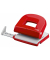 B&uuml;rolocher E216 025-0569, rot, bis 1,6mm 16 Blatt, mit Anschlagschiene