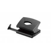 B&uuml;rolocher Vantage P16 025-0581, schwarz, bis 1,6mm 16 Blatt, mit Anschlagschiene