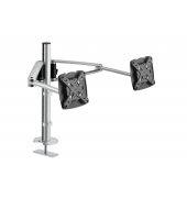 Monitorhalter MY twin arm 2.0 G Kabelloch-& Bohrschraubbefestigung