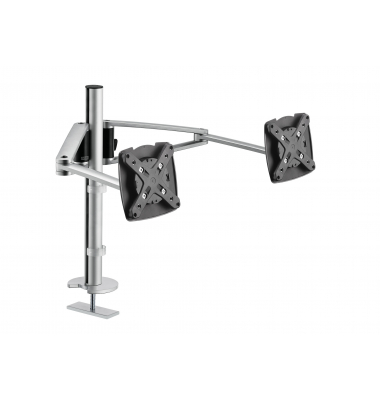 Monitorhalter MY twin arm 2.0 G Kabelloch-& Bohrschraubbefestigung