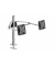 Monitorhalter MY twin arm 2.0 G Kabelloch-& Bohrschraubbefestigung