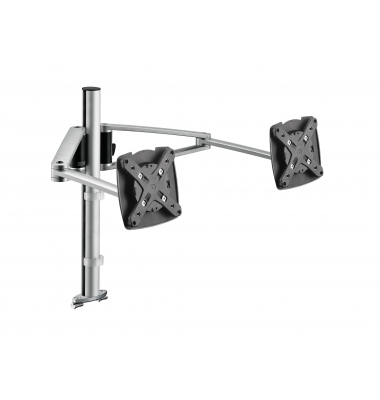 Monitorhalter MY twin arm 2.0 S mit Systemschienenbefestigung