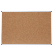 Cork Board 45 x 60 cm Alurahmen Naturkork Retail-Verpackung