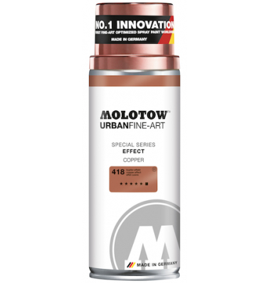 Lackspray kupfer-effect URBAN FINE-ART,  400ml, Nr.418 Dose
