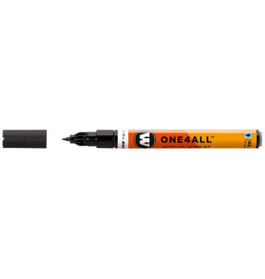 Acrylmarker ONE4ALL ACRYLIC 127 HS-EF, 1mm, Nr. 180, signalschwarz