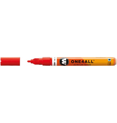 Acrylmarker ONE4ALL ACRYLIC 127HS 2mm, Nr. 013, verkehrsrot Acrylmarker ONE4ALL ACRYLIC 127HS 2mm, Nr. 013, verkehrsrot