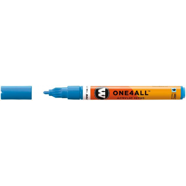 4250397600086 - Acrylmarker ONE4ALL ACRYLIC 127HS 2mm Nr 161 schockblau mittel 4250397600086 Molotow