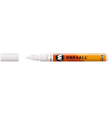 Acrylmarker ONE4ALL ACRYLIC 127HS 2mm, Nr. 160, signalweiss Acrylmarker ONE4ALL ACRYLIC 127HS 2mm, Nr. 160, signalweiss