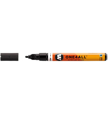 Acrylmarker ONE4ALL ACRYLIC 127HS 2mm, Nr. 180, signalschwarz Acrylmarker ONE4ALL ACRYLIC 127HS 2mm, Nr. 180, signalschwarz