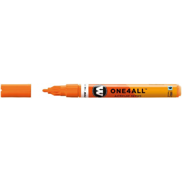 4250397600338 - Acrylmarker ONE4ALL ACRYLIC 127HS 2mm Nr 218 neonorange 4250397600338 Molotow