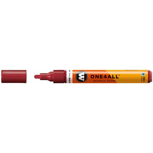 4250397600604 - Acrylmarker ONE4ALL ACRYLIC 227HS 4mm Nr 086 burgundrot 4250397600604 Molotow