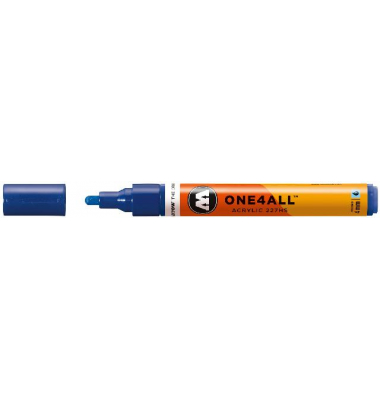 Acrylmarker ONE4ALL ACRYLIC 227HS 4mm, Nr. 204, echtblau