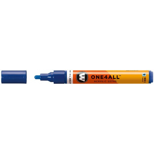 4250397600628 - Acrylmarker ONE4ALL ACRYLIC 227HS 4mm Nr 204 echtblau 4250397600628 Molotow
