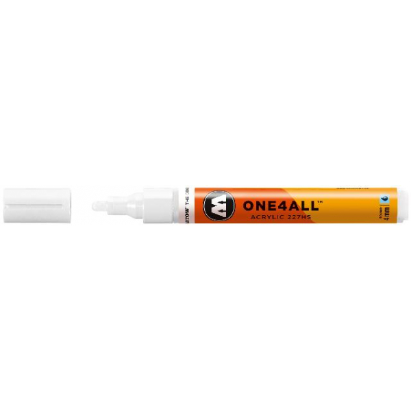 4250397600673 - Acrylmarker ONE4ALL ACRYLIC 227HS 4mm Nr 160 signalweiss 4250397600673 Molotow