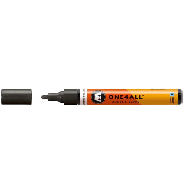 Acrylmarker ONE4ALL ACRYLIC 227HS 4mm, Nr. 180, signalschwarz Acrylmarker ONE4ALL ACRYLIC 227HS 4mm, Nr. 180, signalschwarz