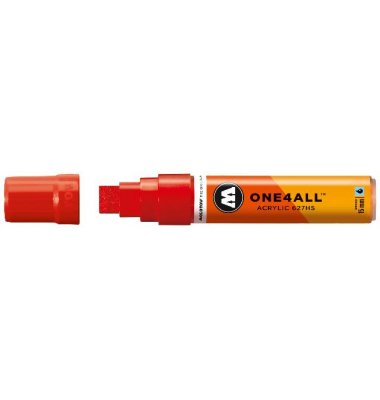 Acrylmarker ONE4ALL ACRYLIC 627HS 15mm, Nr. 013, verkehrsrot Acrylmarker ONE4ALL ACRYLIC 627HS 15mm, Nr. 013, verkehrsrot