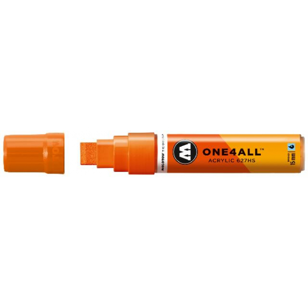 4250397601137 - Acrylmarker ONE4ALL ACRYLIC 627HS 15mm Nr 085 DARE orange 4250397601137 Molotow