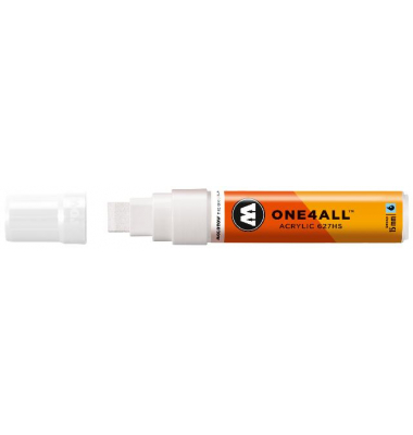 Acrylmarker ONE4ALL ACRYLIC 627HS 15mm, Nr. 160, signalweiss