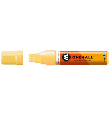 Acrylmarker ONE4ALL ACRYLIC 627HS 15mm, Nr. 115, vanille pastell Acrylmarker ONE4ALL ACRYLIC 627HS 15mm, Nr. 115, vanille pastell