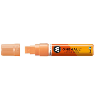 Acrylmarker ONE4ALL ACRYLIC 627HS 15mm, Nr. 117, pfirsich pastell Acrylmarker ONE4ALL ACRYLIC 627HS 15mm, Nr. 117, pfirsich pastell