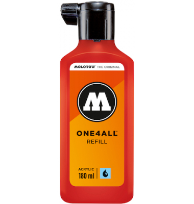 Nachfüllflasche ONE4ALL ACRYLIC 180ml, Nr. 013, verkehrsrot Nachfüllflasche ONE4ALL ACRYLIC 180ml, Nr. 013, verkehrsrot