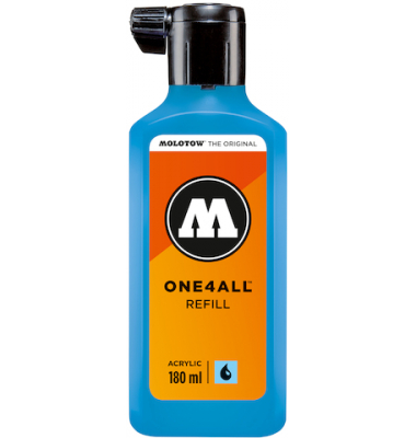Nachfüllflasche ONE4ALL ACRYLIC 180ml, Nr. 161, schockblau mittel Nachfüllflasche ONE4ALL ACRYLIC 180ml, Nr. 161, schockblau mittel
