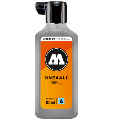 Nachfüllflasche ONE4ALL ACRYLIC 180ml, Nr. 203, cool grey pastell Nachfüllflasche ONE4ALL ACRYLIC 180ml, Nr. 203, cool grey pastell
