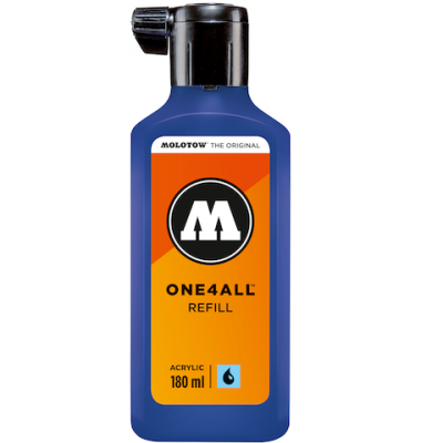 Nachfüllflasche ONE4ALL ACRYLIC 180ml, Nr. 204, echtblau Nachfüllflasche ONE4ALL ACRYLIC 180ml, Nr. 204, echtblau