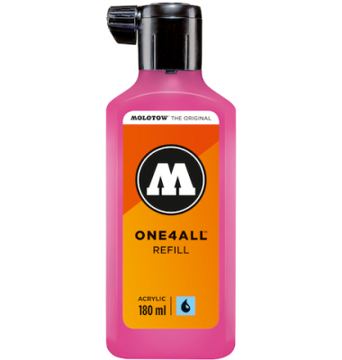 Nachfüllflasche ONE4ALL ACRYLIC 180ml, Nr. 217, neonpink Nachfüllflasche ONE4ALL ACRYLIC 180ml, Nr. 217, neonpink