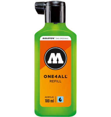Nachfüllflasche ONE4ALL ACRYLIC 180ml, Nr. 219, neongrün Nachfüllflasche ONE4ALL ACRYLIC 180ml, Nr. 219, neongrün