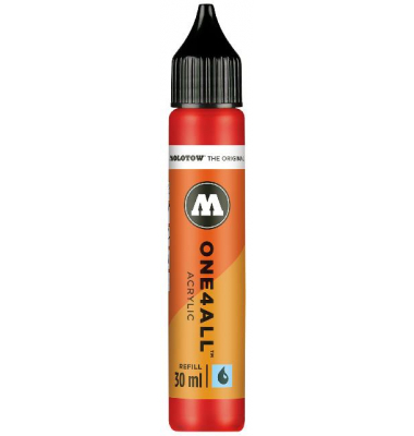 Nachfüllflasche ONE4ALL ACRYLIC 30ml, Nr. 013, verkehrsrot Nachfüllflasche ONE4ALL ACRYLIC 30ml, Nr. 013, verkehrsrot
