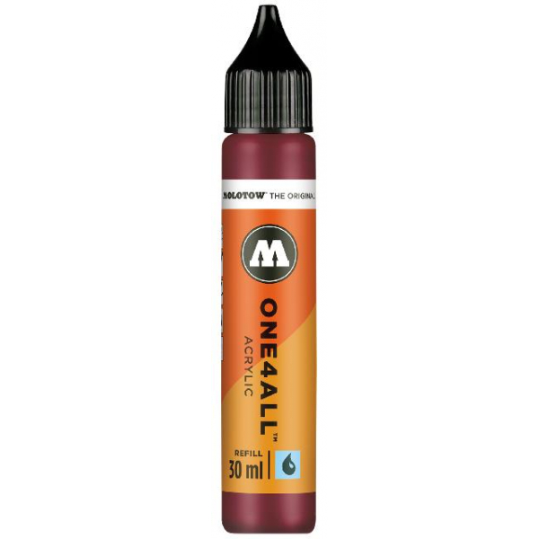 4250397601731 - Nachfüllflasche ONE4ALL ACRYLIC 30ml Nr 086 burgundrot 4250397601731 Molotow