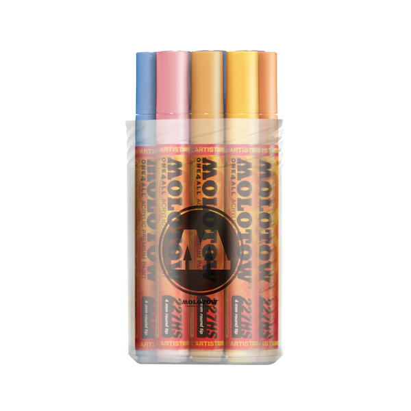 4250397602196 - Acrylmarker ONE4ALL ACRYLIC 227HS 12er Dose Pastel Kit sortiert 4250397602196 Molotow