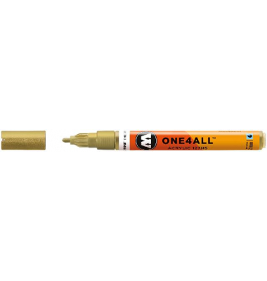 Acrylmarker ONE4ALL ACRYLIC 127HS 2mm, Nr. 228, metallic gold Acrylmarker ONE4ALL ACRYLIC 127HS 2mm, Nr. 228, metallic gold