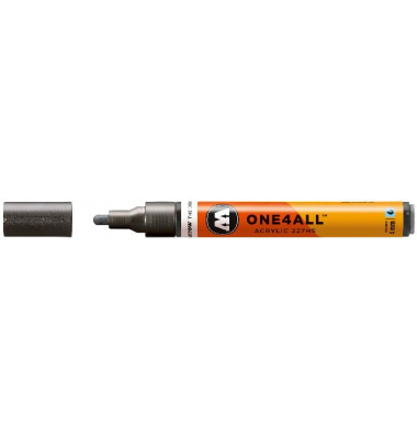 Acrylmarker ONE4ALL ACRYLIC 227HS 4mm, Nr. 223, metallic schwarz