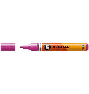 Acrylmarker ONE4ALL ACRYLIC 227HS 4mm, Nr. 225, metallic pink