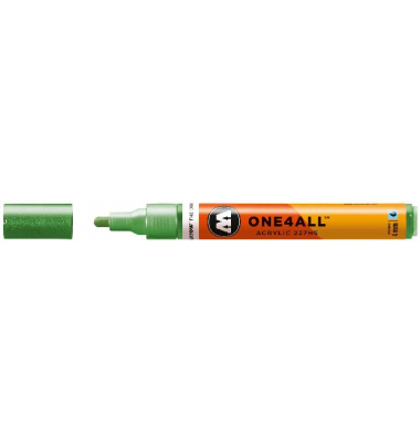 Acrylmarker ONE4ALL ACRYLIC 227HS 4mm, Nr. 226, metallic hellgrün