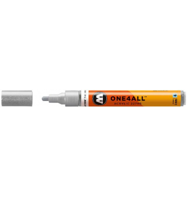 Acrylmarker ONE4ALL ACRYLIC 227HS 4mm, Nr. 227, metallic silber