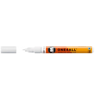 Acrylmarker ONE4ALL ACRYLIC 127 HS-CO 1,5mm, Nr. 160, signalweiss