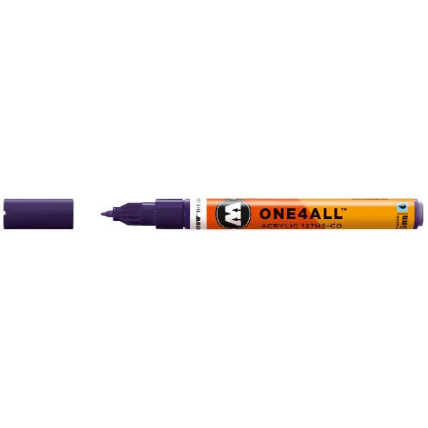 4250397610108 - Acrylmarker ONE4ALL ACRYLIC 127 HS-CO 15mm Nr 043 violett dunkel 4250397610108 Molotow