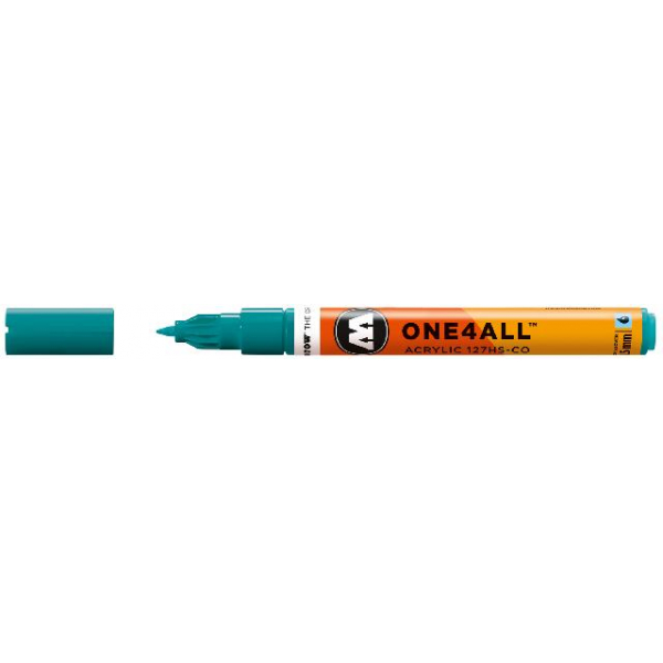 4250397610115 - Acrylmarker ONE4ALL ACRYLIC 127 HS-CO 15mm Nr 206 lagunenblau 4250397610115 Molotow