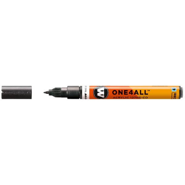 4250397610269 - Acrylmarker ONE4ALL ACRYLIC 127 HS-CO 15mm 223 metallic schwarz 4250397610269 Molotow
